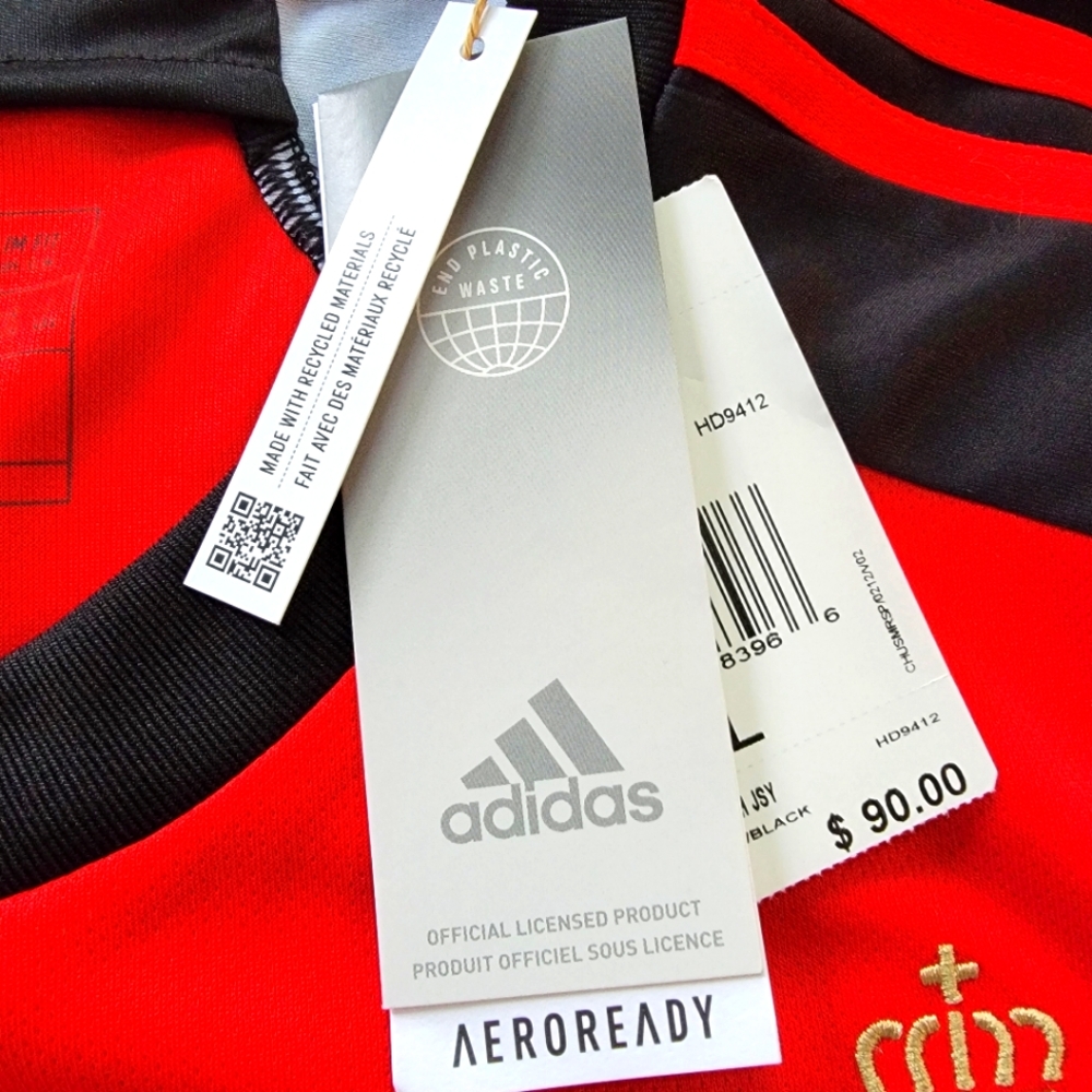 BRAND NEW Adidas Belgium 22 Home Jersey Men's Size XL - Picture 8 of 9